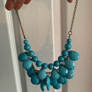 Teal necklace